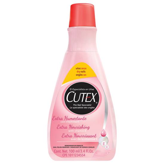 CUTEX REMOVEDOR ESMALTE NOURISHING*100ML