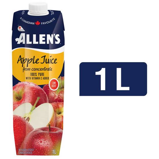 Allen's Pure Apple Juice Low Acid (1 L)