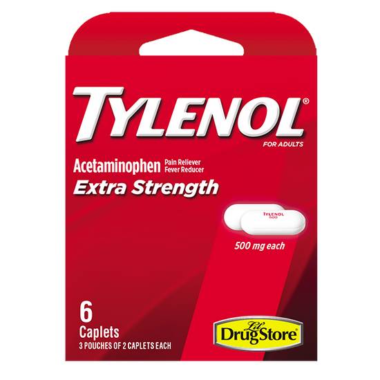 Tylenol Extra Stength Caplets 6ct