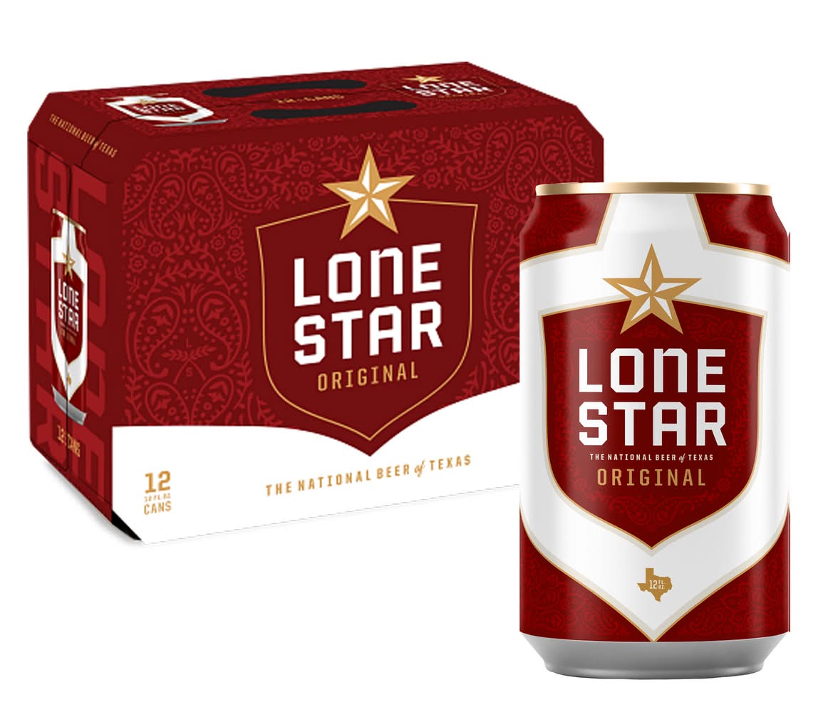 Lone Star Original Lager Beer (12 x 12 fl oz)
