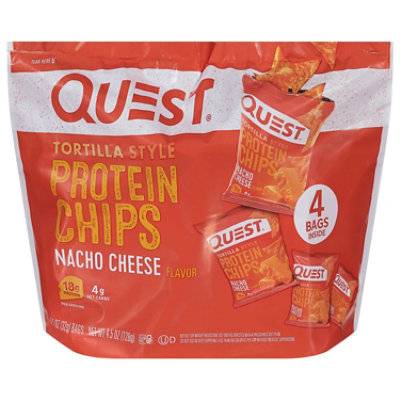 Quest Tortilla Style Nacho Protein Chips, Cheese (4.5 oz)