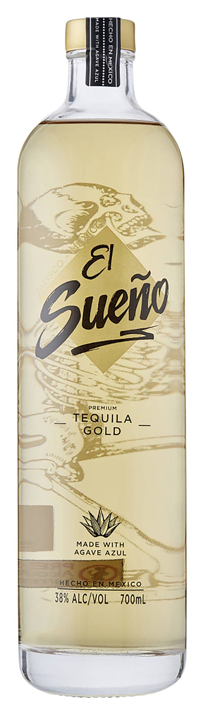 El Sueno Tequila Gold Bottle 700ml
