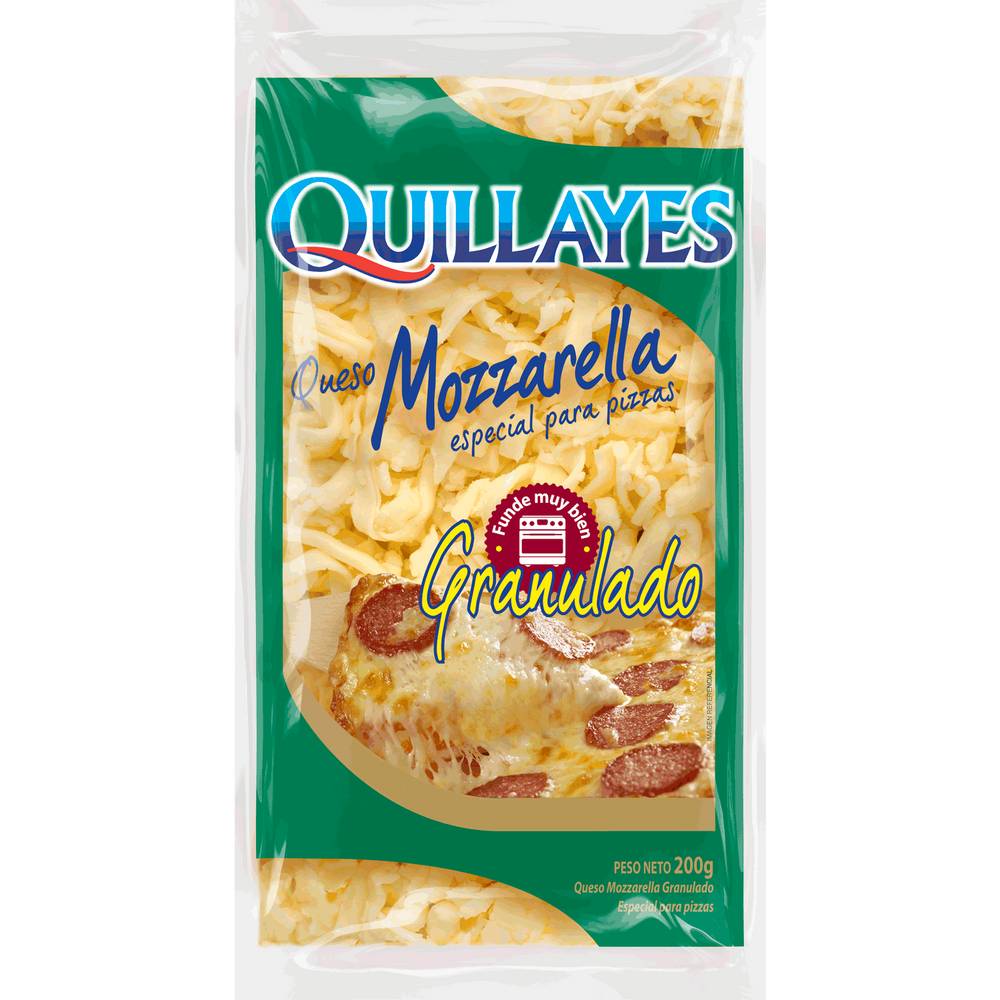 Quillayes mozzarella granulada (bolsa 200 g)