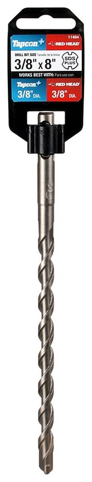Tapcon Steel Sds Plus Drill Bit, 3/8 in
