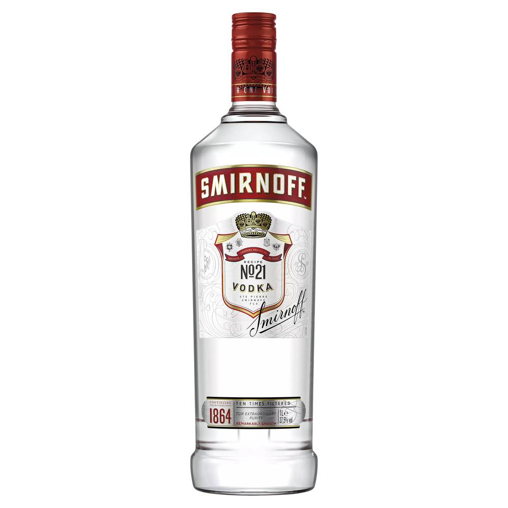 Smirnoff Red Vodka 1L ea