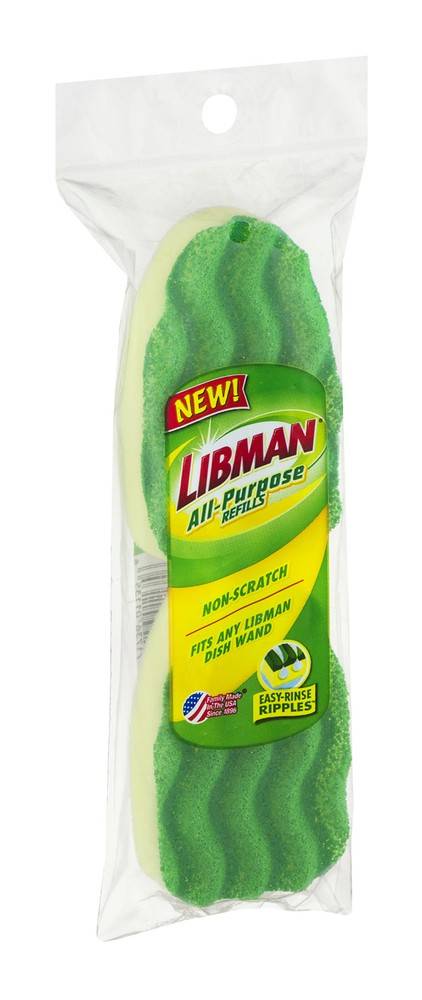 Libman Dish Scrub Refills 2 refills