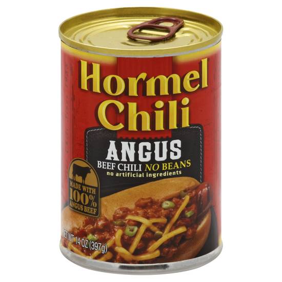 Hormel Chili Angus Beef Chili No Beans