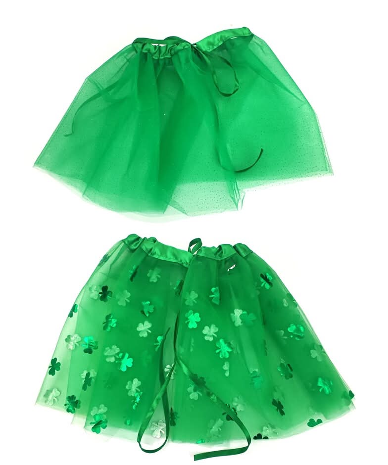 St. Patrick's Day Festive Tulle Skirt, 1-ct.
