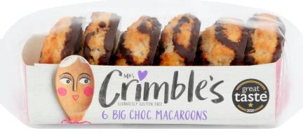 Mrs Crimble's Big Choc Macaroons (6 pack)