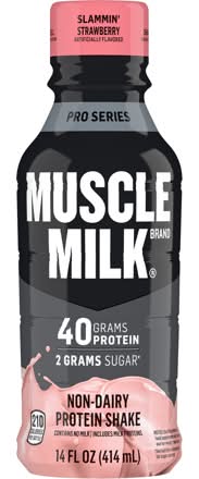 Muscle Milk Pro Series Protein Shake Strawberry 14oz Bottle