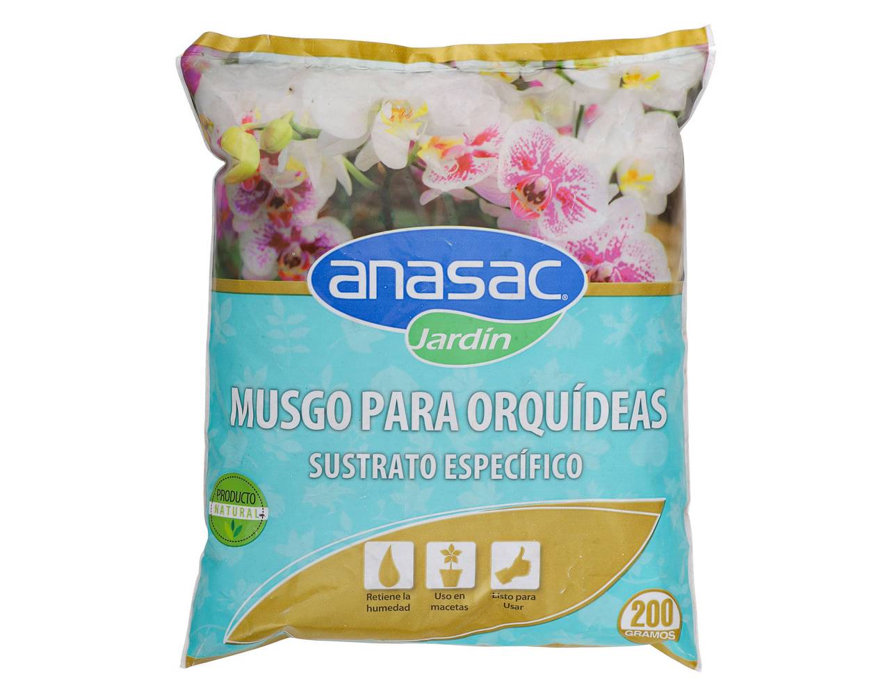 Anasac sustrato musgo orquídeas (bolsa 200 g)