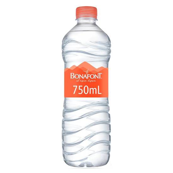 Bonafont agua natural (botella 750 ml)