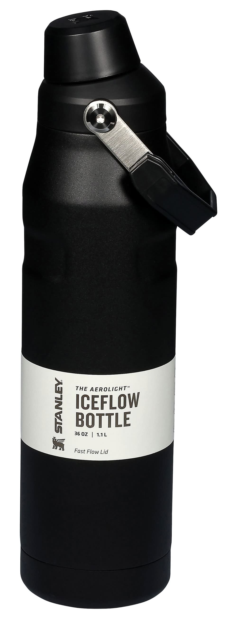 Stanley Ice Flow Aerolight Bottle With Fast Flow Lid 36 oz, Black 2.0