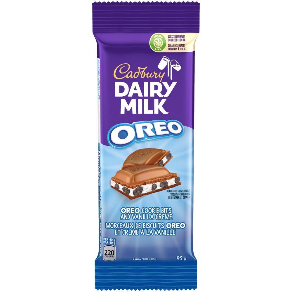 Cadbury Dairy Milk Oreo Chocolate Bar (95 g)