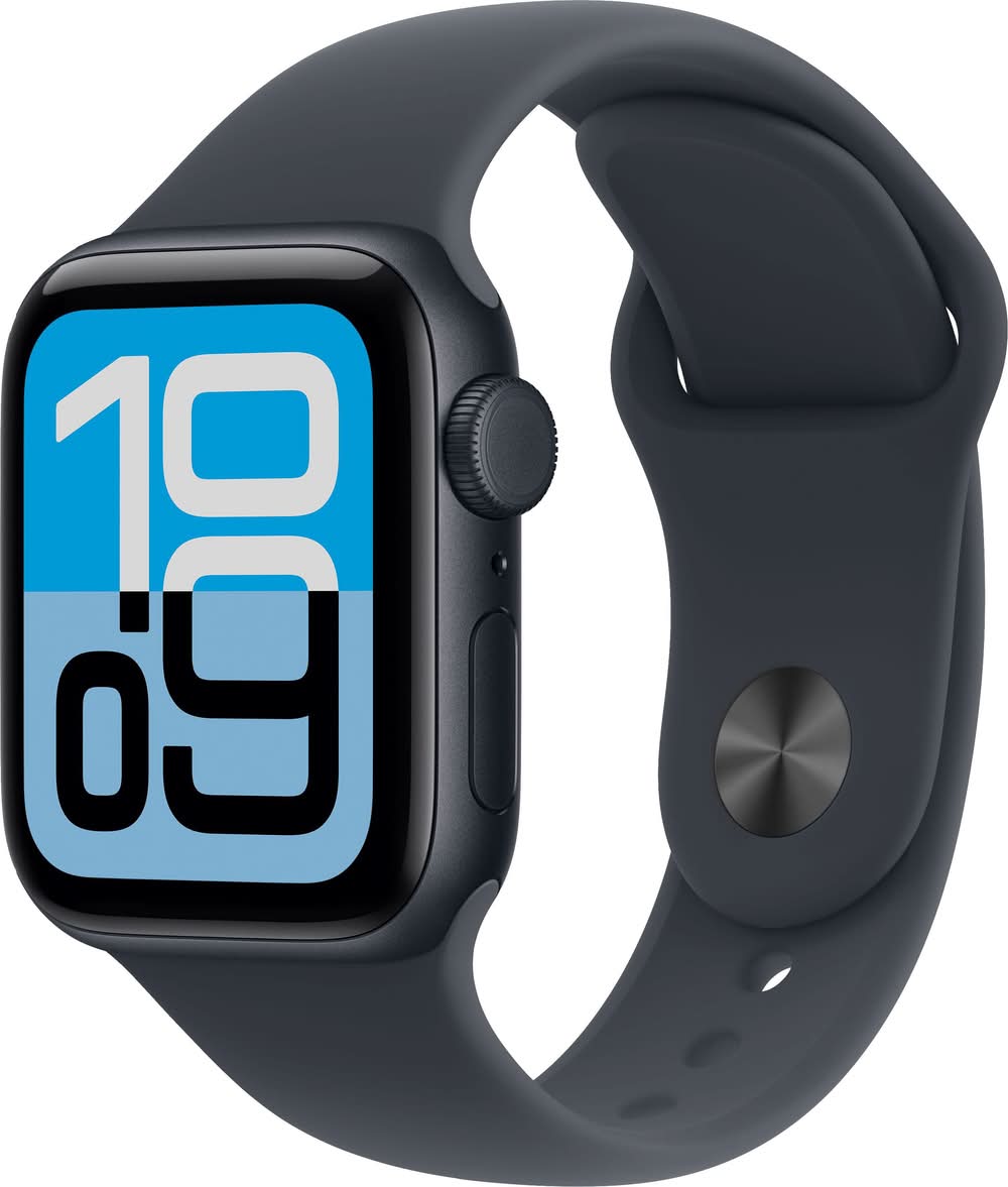 Apple Watch SE 3(GPS+Cellular) 40mmAluminum Case with Midnight Sport Band - S/M - Midnight - (2025)