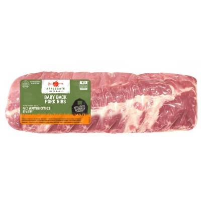 Applegate Baby Back Pork Ribs - price per lb