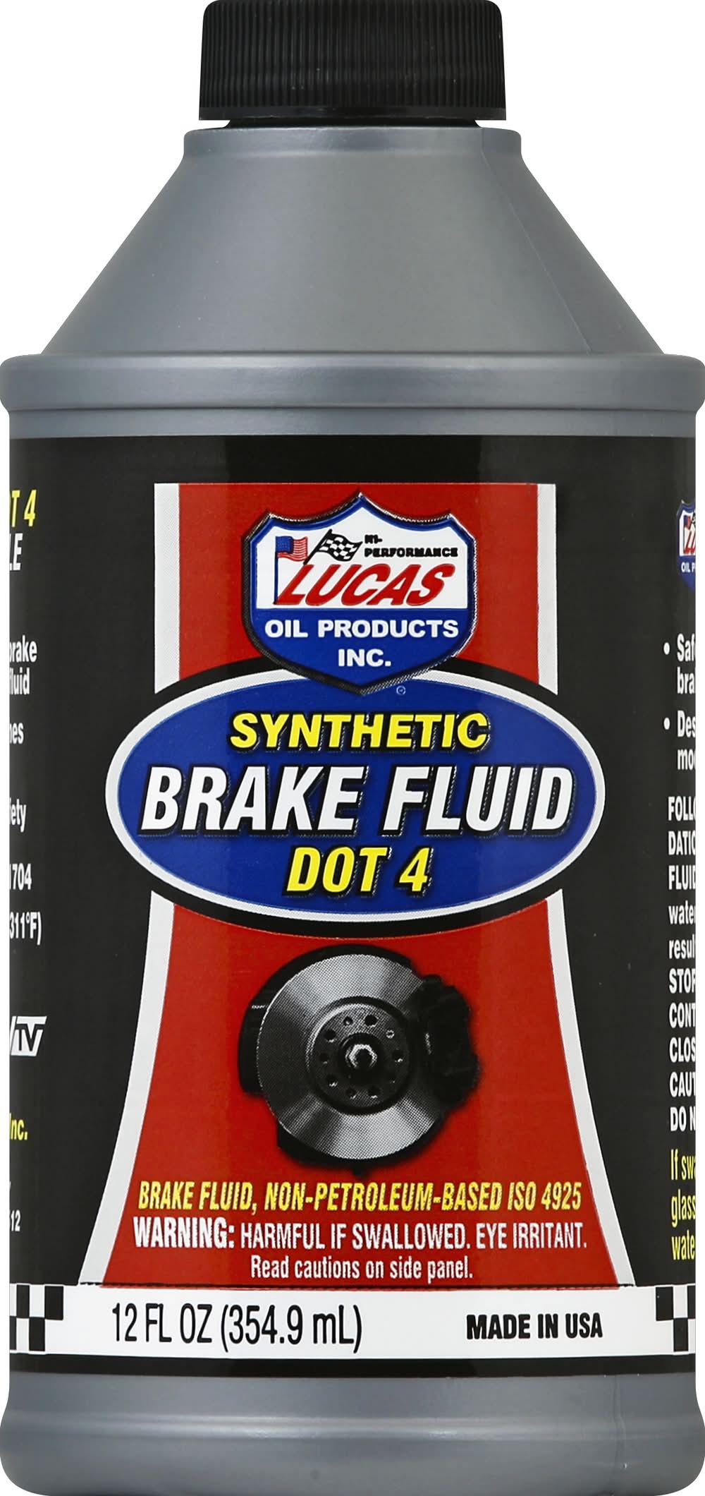 Lucas Synthetic Brake Fluid Dot 4 (12.6 oz)