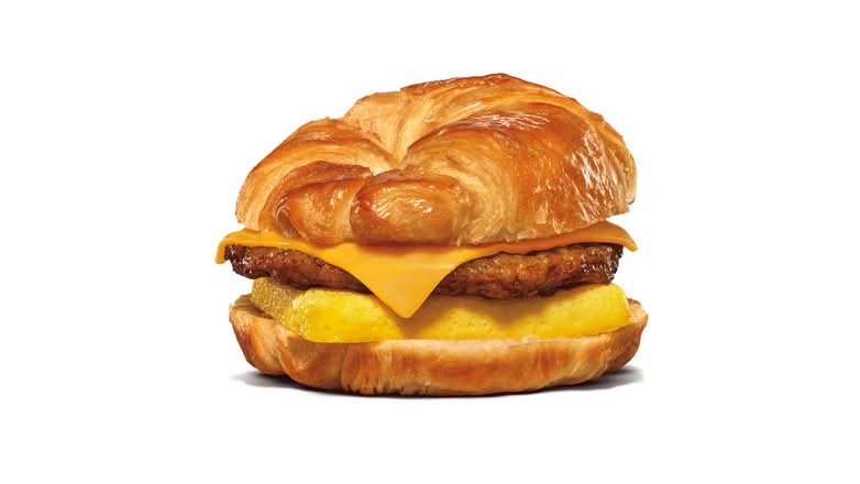 Sausage, Egg, & Cheese Croissan'wich