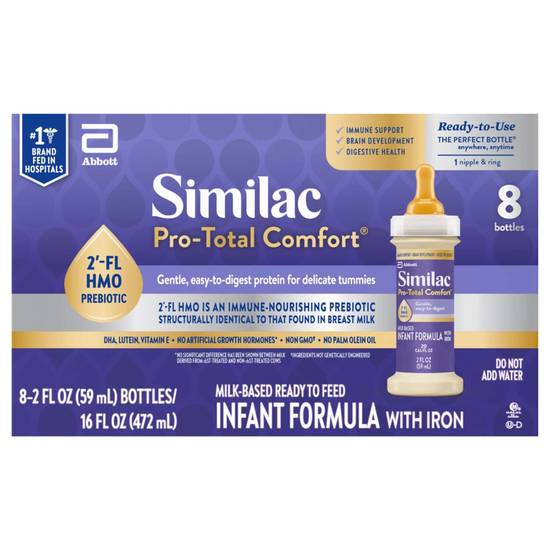 Similac Pro-Total Comfort Infant Formula (8 ct)