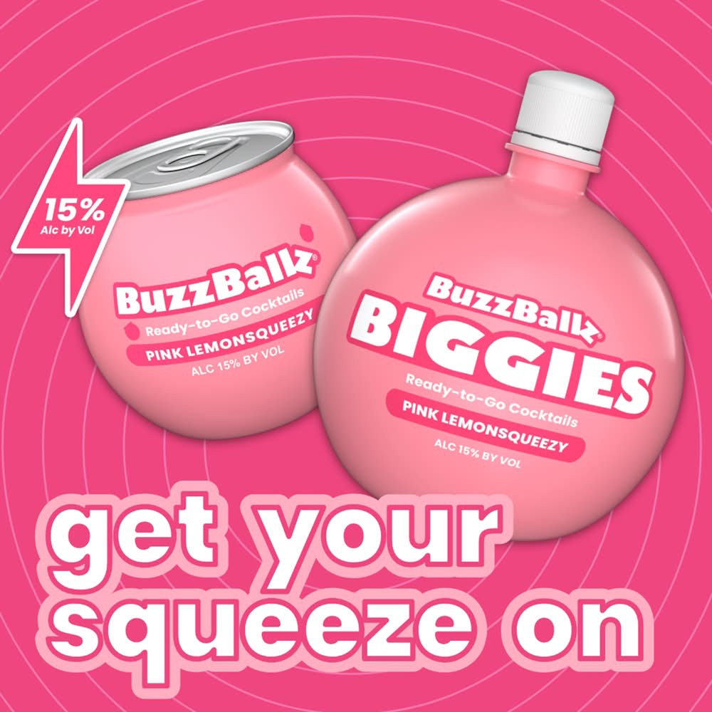 BuzzBallz Chillers Orange Wine, Pink Lemonsqueezy (6.32 fl oz