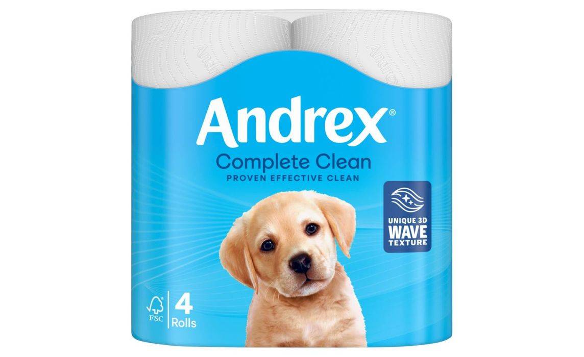 Andrex Classic Clean Toilet Tissue 4 rolls (389914)