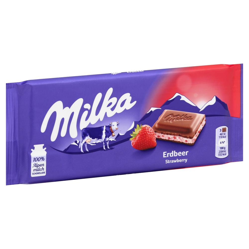 Milka Strawberry Yogurt Milk Chocolate Bar (3.5 oz)