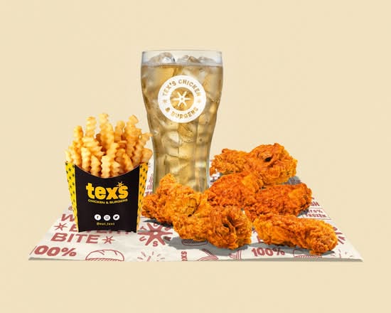 6 PC Fiery Wings Meal