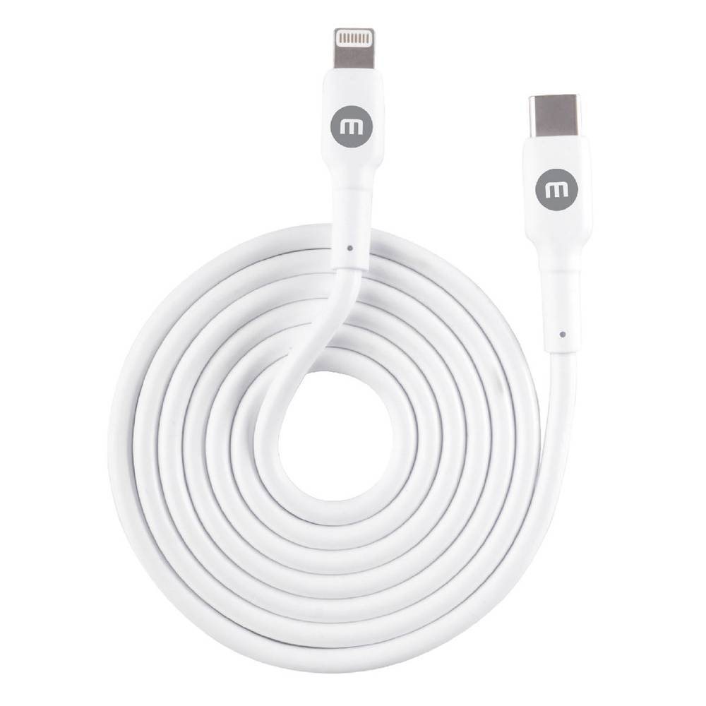 Mobo cable lightning a tipo c (blanco)