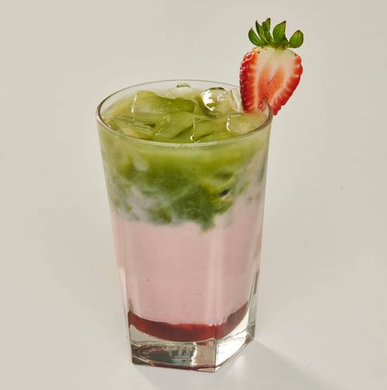 Iced Strawberry Matcha