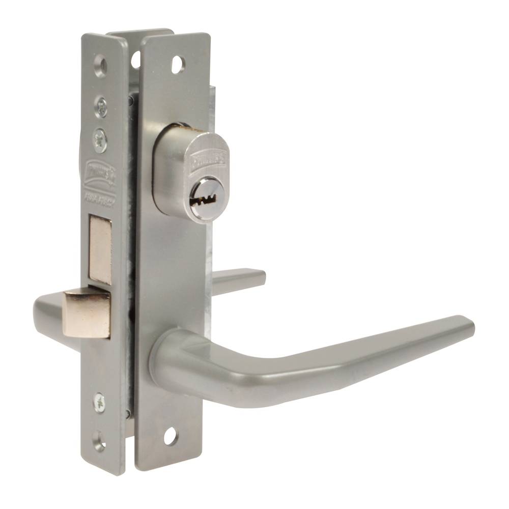 Phillips · Cerradura para perfiles de aluminio gris mate (230 g)