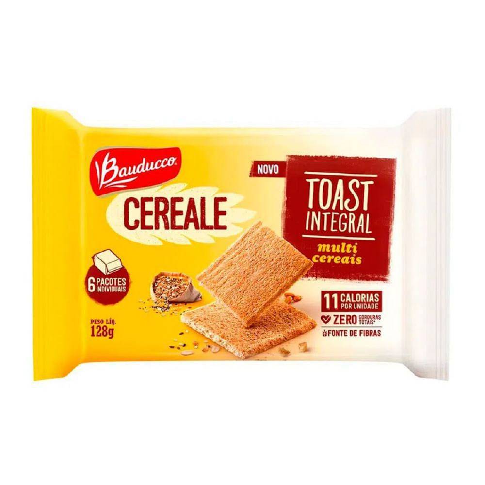 Bauducco torrada integral multicereais cereale (128 g)