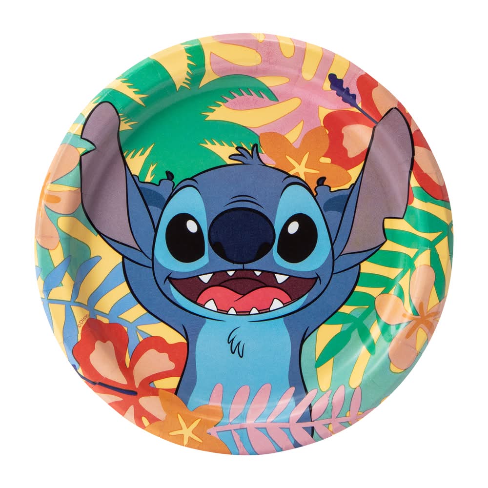 Disney Stitch Party Plates 8-Count