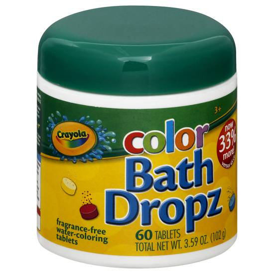 Crayola Color Bath Dropz Tablets (60 ct)