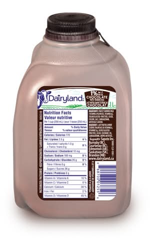 Dairyland 1% M.f. Low Fat Milk, Chocolate (1 L)