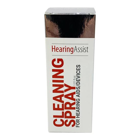 Hearing Assist Cleaning Spray for Hearing Aids & Devices - 1.01 fl oz