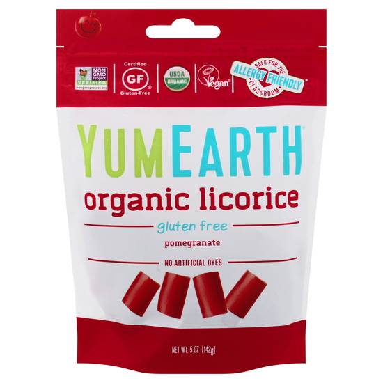 Yumearth Gluten-Free Organic Pomegranate Licorice (5 oz)