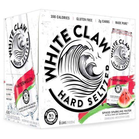 White Claw Hard Seltzer Watermelon 6 Pack 12oz Can