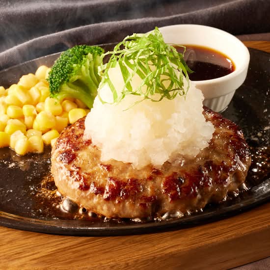 【149】山盛り!!鬼おろしハンバーグ
