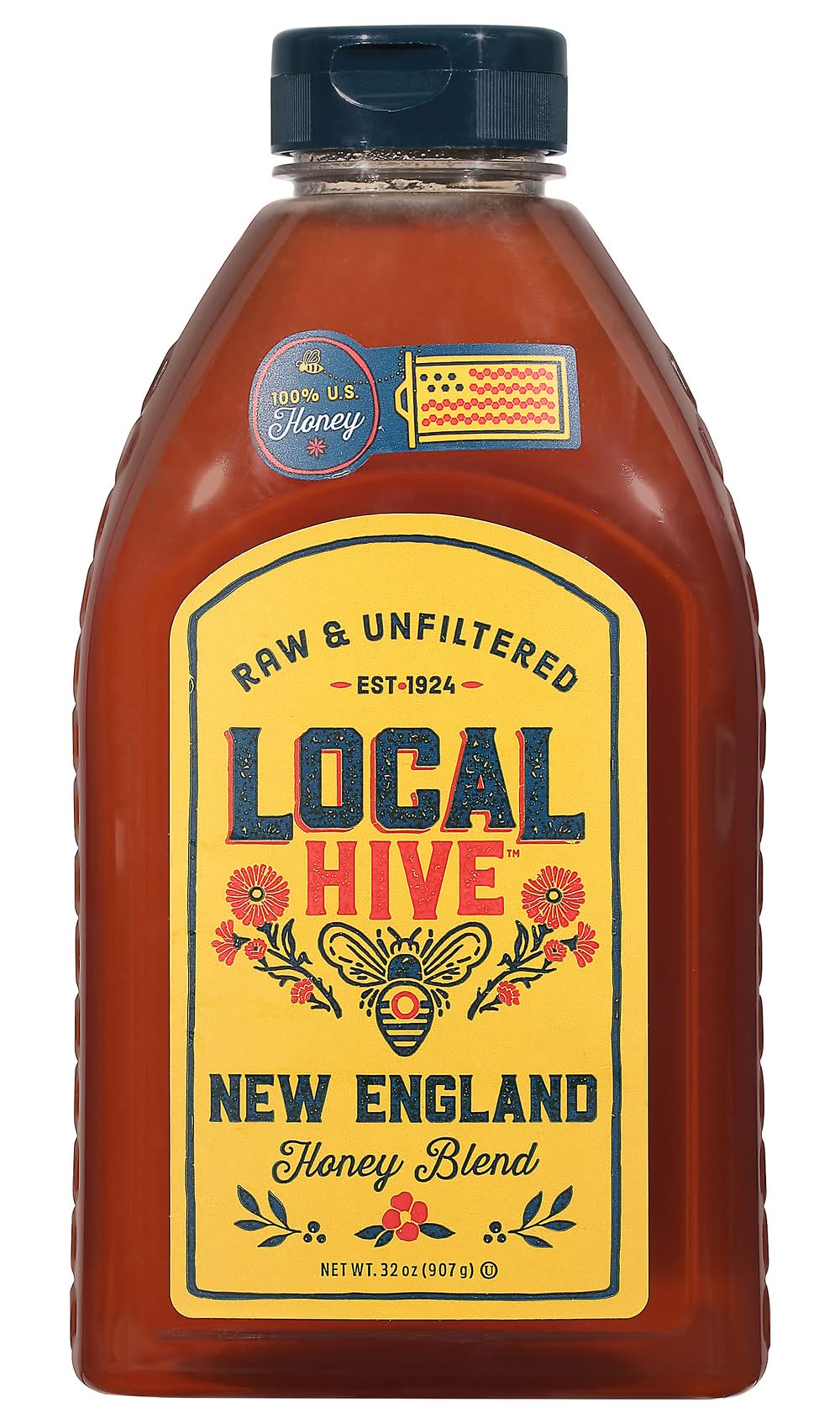 Local Hive New England Raw & Unfiltered Honey Blend (32 oz)