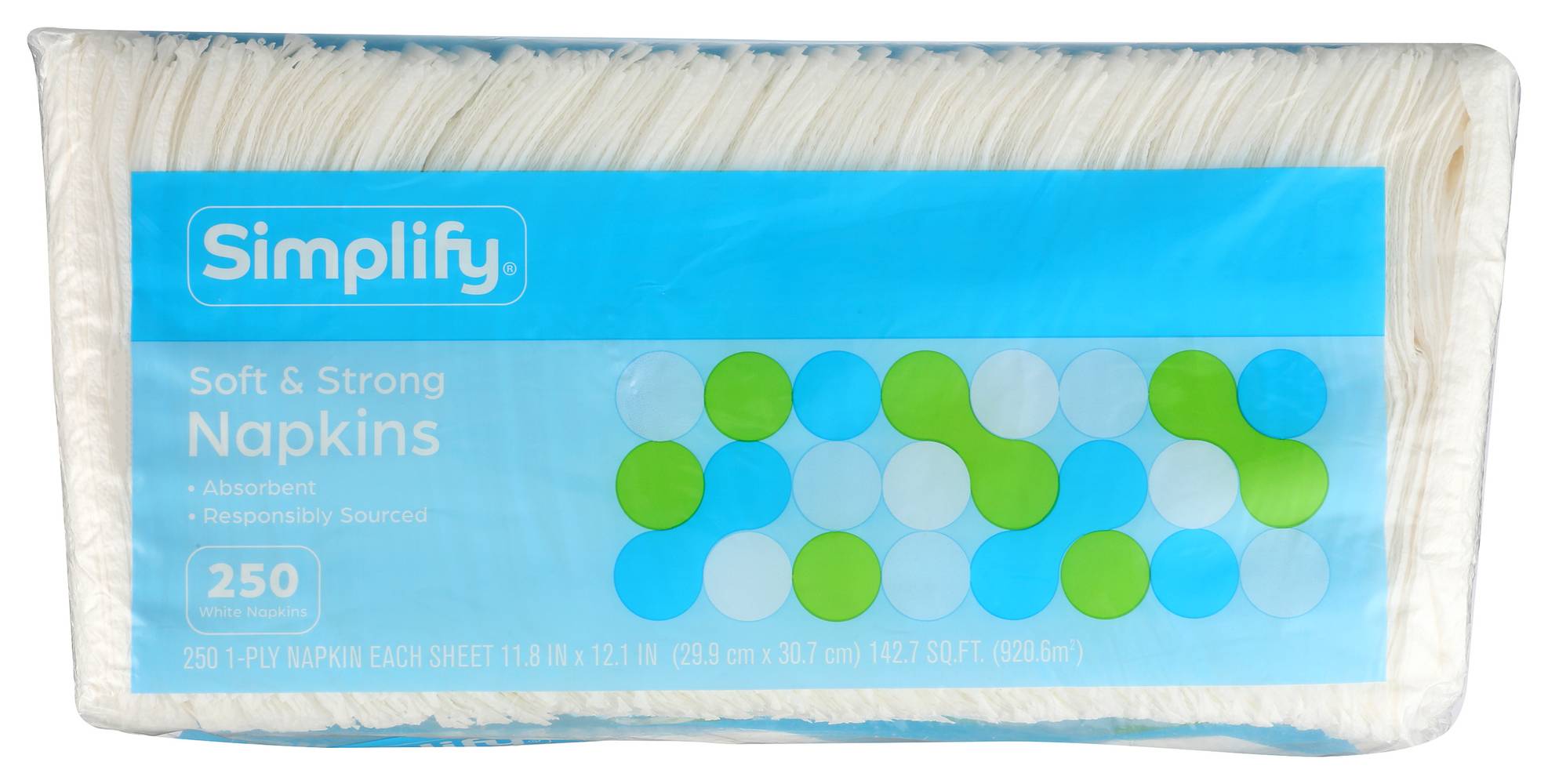 Simplify Napkins, 11.8 IN *12.1 IN (250 ct)