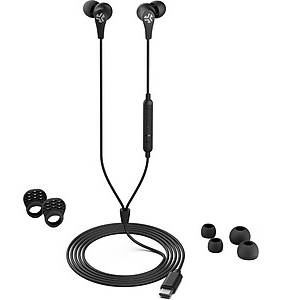 JLab JBuds Pro Wired Ambient Sound Earbuds, Black (EPROTPCRBLK123)