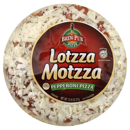 Brew Pub Pizza Lotzza Motzza Pepperoni Pizza