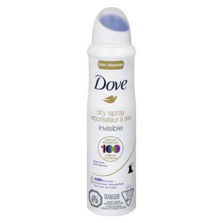 Dove Spray Invisible Antiperspirant Deodorant (107g)