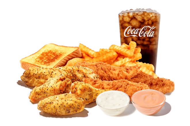 Lemon Pepper Wings & Things Meal