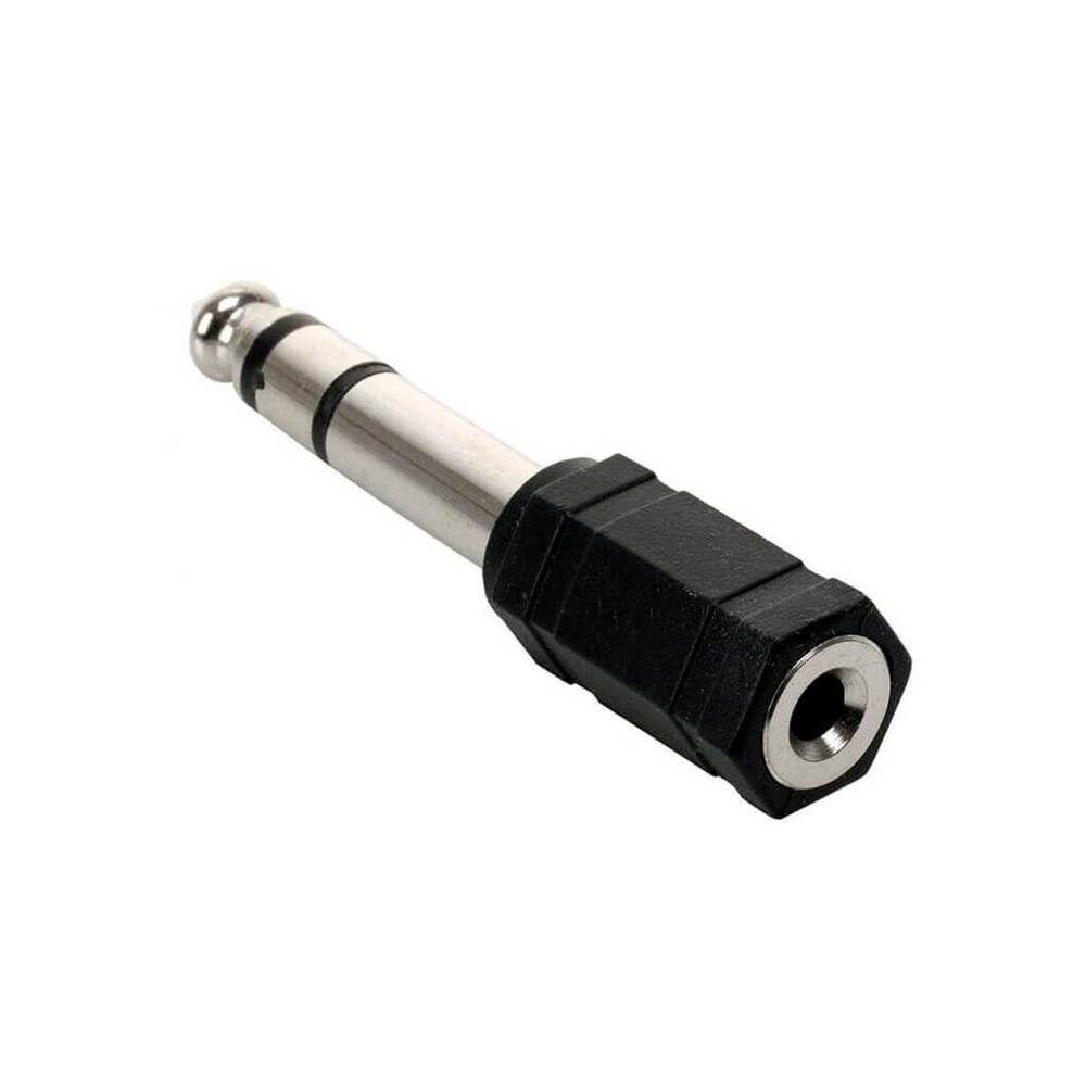 Steren adaptador de jack 3,5 mm a plug 6,3 mm, estéreo