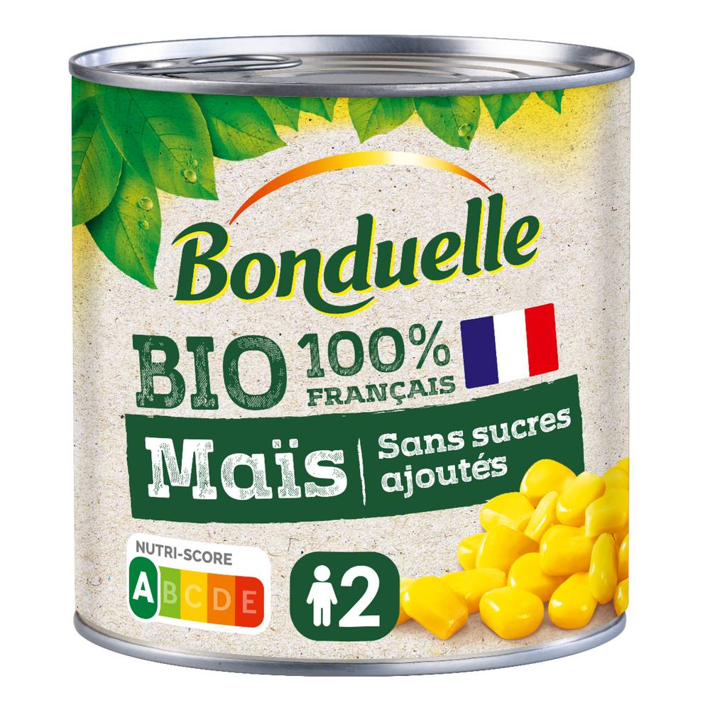 Bonduelle - Maïs sans sucres ajoutés bio (285g)