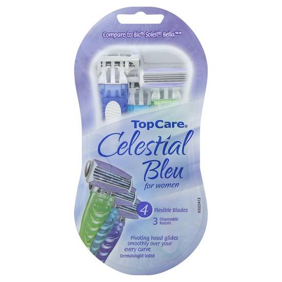 Topcare Celestial Bleu Razors (3 ct)