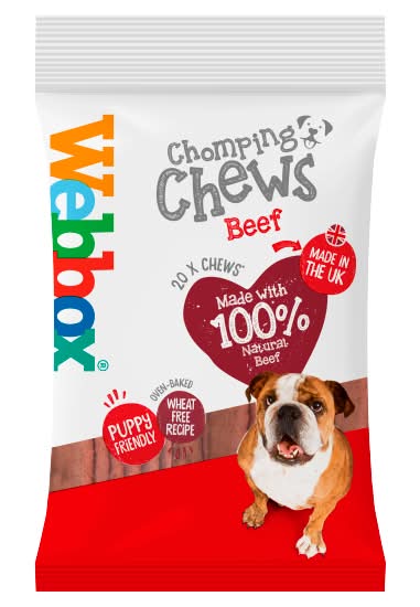 Webbox Beef Chomping Chews (20 pack)