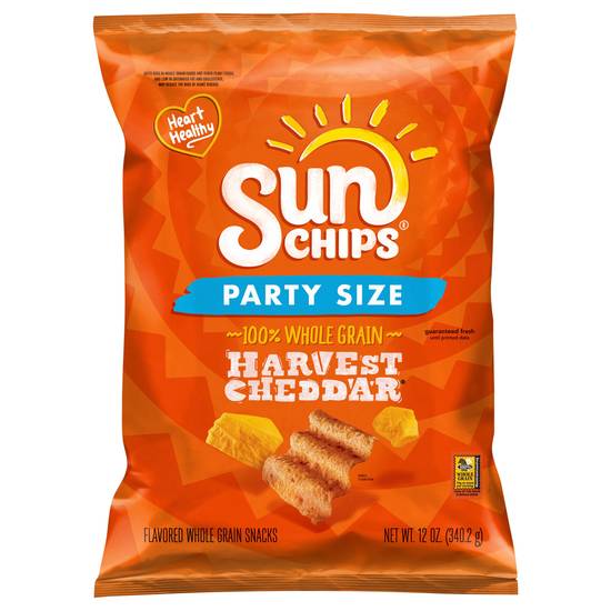 Sun Chips Party Size Harvest Cheddar Snack (whole grain)