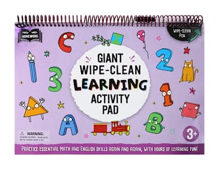 Giant Wipe-Clean Learning Activity Pad